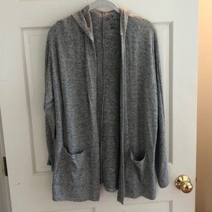 American Eagle Plush Hooded Cardigan